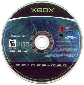 Spiderman media 4 for Xbox